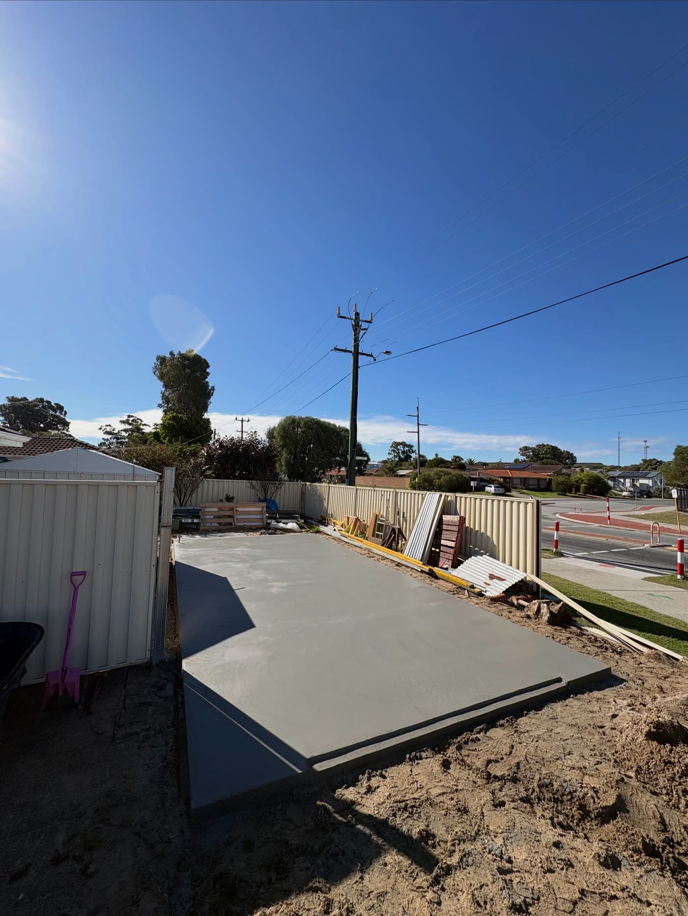 Shed Pads, Slabs & Pads, CJH Concrete, Perth northern suburbs
