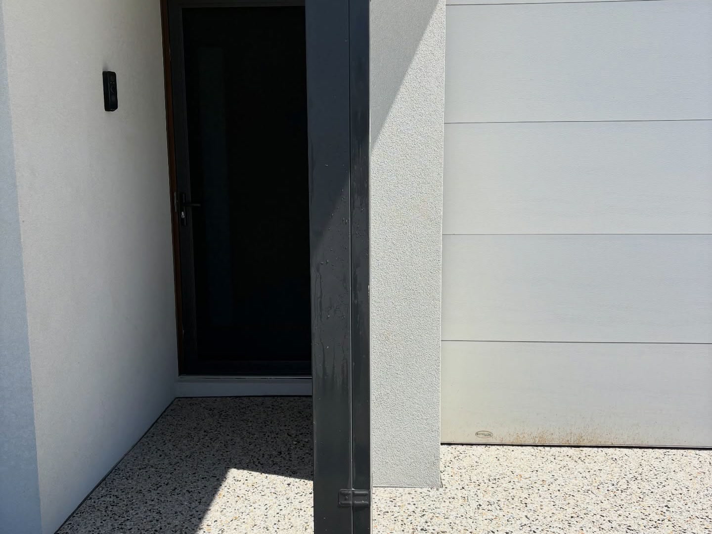 Beeliar driveway finished edge and entry detail